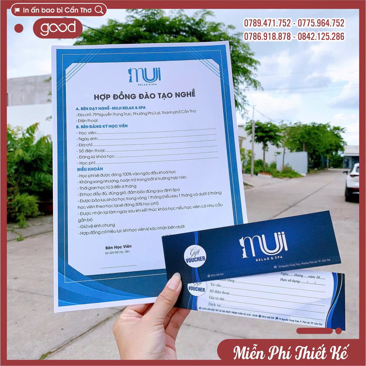IN COMBO HỢP ĐỒNG ĐÀO TẠO NGHỀ - VOUCHER